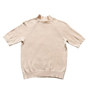 Ann Taylor Mock Neck Sweater Blouse Small